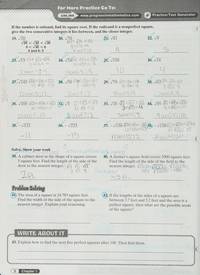 Progress in Mathematics Algebra 1 Practice Book
