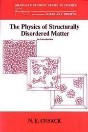 The Physics Of Structurally Disordered Matter