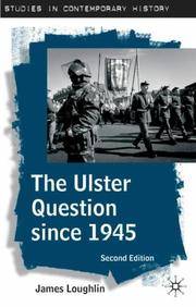 cover of Ulster Question Since 1945 (Studies in Contemporary History)