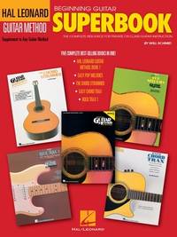 Hal Leonard Beginning Guitar Superbook By Will Schmid | Guitar Method for Beginners with 5...