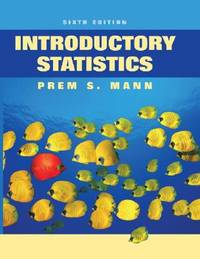 Introductory Statistics (ISBN: 9780471755302)