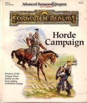 Horde Campaign (AD&D/Forgotten Realms Accessory FR12)