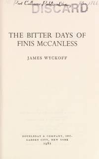 The Bitter Days of Finis McCanless