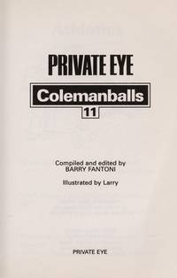 cover of Private Eye's" Colemanballs: No. 11 Fantoni, Barry. (Editor)