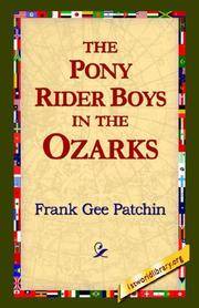 image of The Pony Rider Boys in the Ozarks