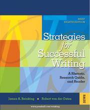 image of Strategies for Successful Writing: A Rhetoric, Research Guide and Reader (8th Edition)