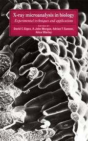 X-RAY MICROANALYSIS IN BIOLOGY