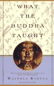 image of What the Buddha Taught