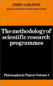 The Methodology of Scientific Research Programmes: Philosophical Papers Volume 1 (Philosophical...