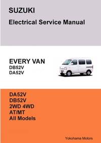 Suzuki Every Van Electrical Service Manual Db52v Da52v