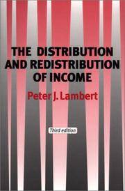 The Distribution and Redistribution of Income: Third Edition