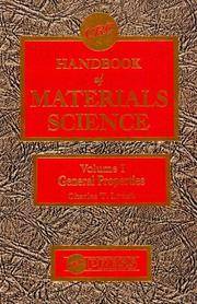 CRC Handbook of Materials Science: v. 1: General Properties by Charles T. Lynch - 1974