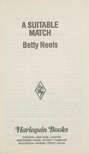 A Suitable Match by Betty Neels - 1991-06-01