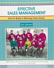 Crisp: Effective Sales Management: How to Build a Winning Sales Team (CRISP FIFTY-MINUTE SERIES)