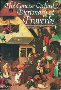 image of The Concise Oxford Dictionary of Proverbs