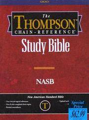 image of Thompson Chain Reference Bible (Style 609burgundy index) - Regular Size NASB - Bonded Leather