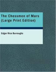 cover of The Chessmen of Mars