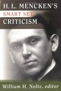H. L. Mencken's Smart Set Criticism,