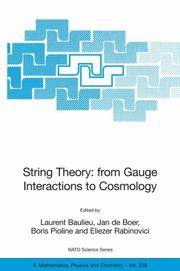 String Theory: From Gauge Interactions to Cosmology: Proceedings of the NATO Advanced Study...