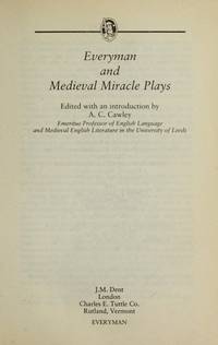 Everyman and Medieval Miracle Plays, new edition (Everyman's Library)