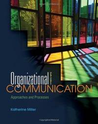 cover of Organizational Communication: Approaches and Processes