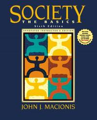 cover of Society: The Basics Annotated Instructor's Edition