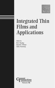 Integrated Thin Films And Applications. Ceramic Transactions Volume 86+A79