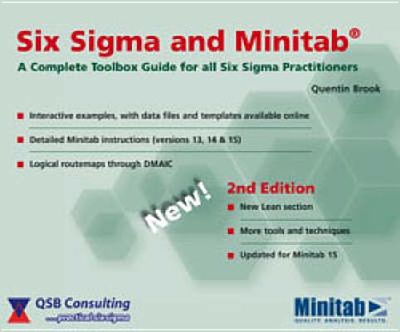 Six Sigma and Minitab: A Complete Toolbox Guide for all Six Sigma ...