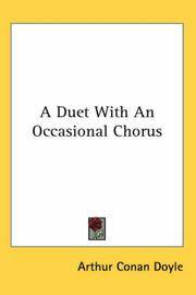 cover of A Duet With An Occasional Chorus