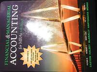 Financial and Managerial Accounting for MBAs by Peter Easton