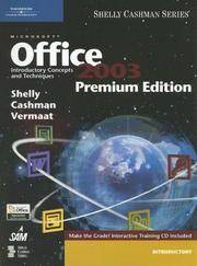 image of Microsoft Office 2003: Introductory Concepts and Techniques, Premium Edition (Shelly Cashman)