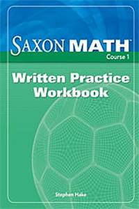 Saxon Math Course 1: Written Practice Grade 6