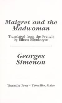 Maigret and the Madwoman