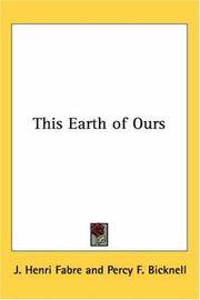 This Earth of Ours