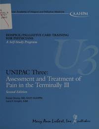 The Hospice/Palliative Medicine Approach to Caring for Pediatric Patientsl, Unipac 8, 2nd Edition