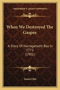 gaspee destruction 