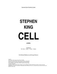 Cell: A Novel by Stephen King