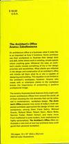 The Architect's Office.; Translated by Ernst van Haagen