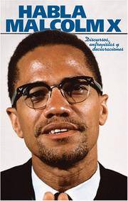 image of Habla Malcolm X: discursos, entrevistas y declaraciones