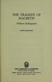 The Tragedy of Macbeth: With Connections (Hrw Classics Library) by Shakespeare, William