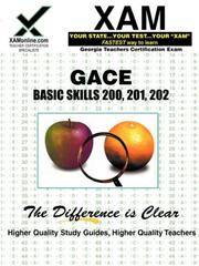 cover of GACE Basic Skills 200, 201, 202