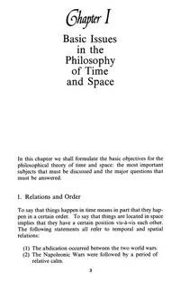 Introduction to the Philosophy of Time and Space