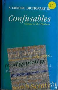 A Concise Dictionary of Confusables