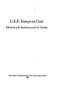 LSE Essays on Cost