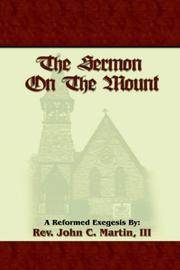 cover of The Sermon on the Mount