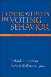 Controversies In Voting Behavior, 4th Edition de Niemi R; Weisberg - 2001-03-21