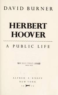 image of Herbert Hoover: A Public Life