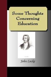 image of Some Thoughts Concerning Education