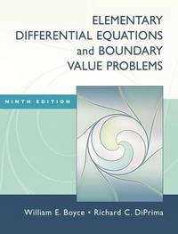 Elementary Differential Equations and Boundary Value Problems