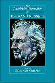 The Cambridge Companion To Bertrand Russell